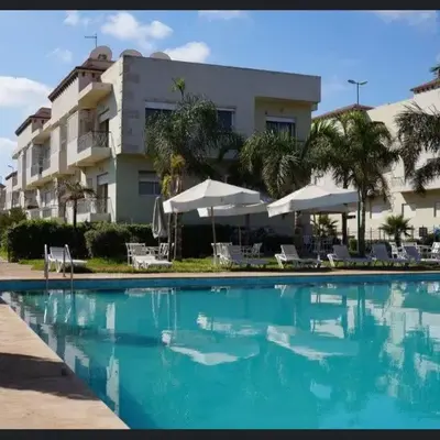 OASIS BEACH APPARTEMENT MEUBLé RESIDENCE FERMÉE AVEC PISCINE TAMARIS 2 SIDI RAHAL