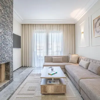 Grand Appartement Vue mer à Ain Diab - Calme Absolu