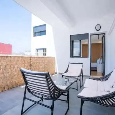 Cosy 80 m2 with 2 balcony 5min Hassan 2