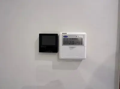 a clock is attached to a wall at Luxueux studio, vue dégagée in Casablanca