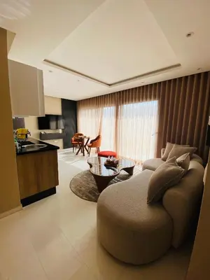 a large living room with a couch and a table at Atlantic Suite View 2 in Casablanca