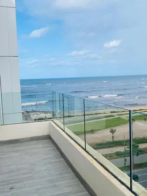 a balcony with a view of the ocean at Atlantic Suite View 2 in Casablanca