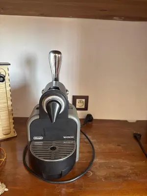 a blender sitting on top of a wooden floor at Studio la corniche in Rabat