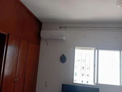 a room with a window and a windowpectpect at Studio la corniche in Rabat