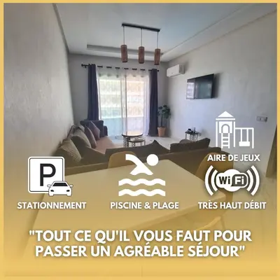 Gallery image of Appartement neuf avec Plage, Piscine, Wifi à Zenata-Eco-City in Casablanca