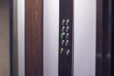 a close up of the control buttons of a microwave at Bostay in Casablanca