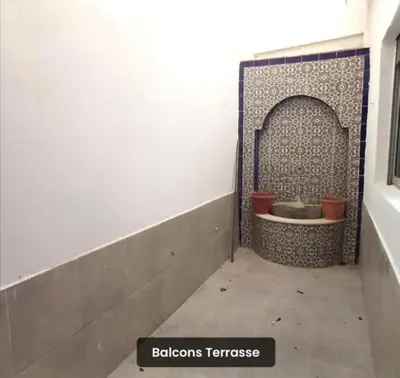 a bathroom with aificialificialificialificialificialificialificialificialificialificialificialificial at Luxury apartment in Casablanca