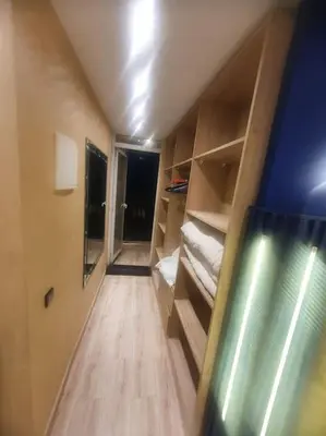 a hallway with bunk beds in a room at Grand et magnifique appartement in Casablanca