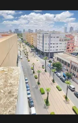 an overhead view of a city street with cars and buildings at 2 bedroom cozy apartment ,near CFC,in center casablanca in Casablanca