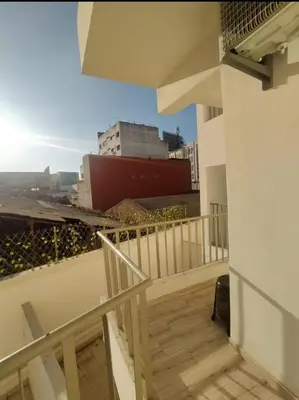 a view of a balcony of a building at Studio Haut Standing, Prix Doux ! in Casablanca