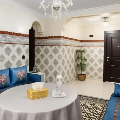 Charming Moroccan apartment ground floor 2 bedrooms 1 living room