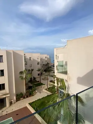 a view from the balcony of a building at Rock island sablette in Pont Blondin