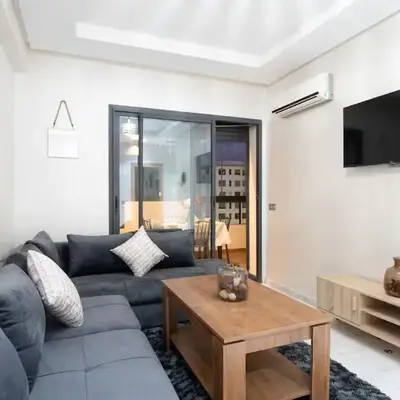 Nice & Comfortable 2BHK panoramic balcony with swimming pool