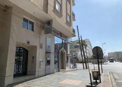 a building on the side of a street at Oumadane Appart-Ocean view- Amazing apartment-International Fair and more near by in Casablanca