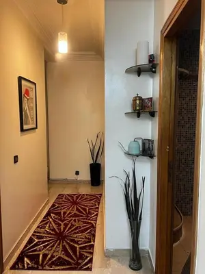 a hallway with a room with a rug on the floor at Zen Haven - by Nero in Casablanca