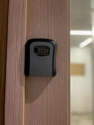 a close up of a door with a lock at Prime location unmatched comfort in Casablanca