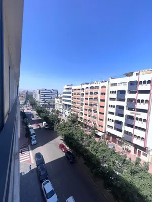 an aerial view of a parking lot in a city at Anfa Casablanca in Casablanca