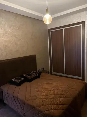 a bedroom with a bed with a large window at Flora Nora - Central Tramway - by Mi-haven in Casablanca