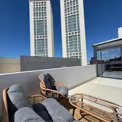 Stylish loft with view and terrace Maarif Gauthier