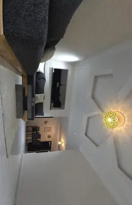 a view from the top of a room with a ceiling at Havre de paix en plein coeur de Casa in Casablanca