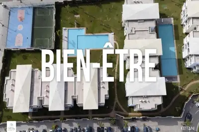 an aerial view of the bengrade building at Welcome Sidi Rehal Escape King Bed Res Casabay in Sidi Rahal