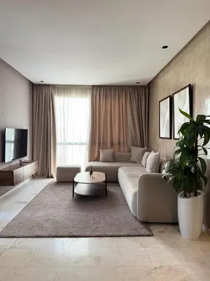 a living room with a couch and a table at Luxury Studio Oasis in Casablanca