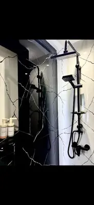 a room with two stands and a microscope at Arena Maarif in Casablanca