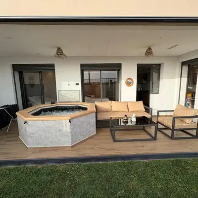 Bain de soleil à Dar Bouazza