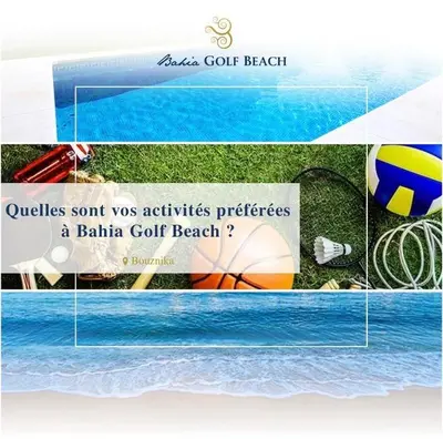 a collage of photos of the ocean and a beach at Bahia Golf Beach Odyssée Appt Familial Bord De Mer in Bouznika