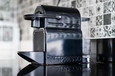 a black suitcase sitting on top of a counter at Luxury cozy apartment in Casablanca