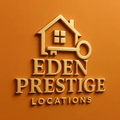 a sign for a house with a key and a house at Eden Prestige in Bouznika
