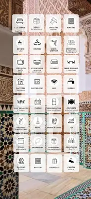 a wall with different types of tile on it at Studio Tetouan in Deroua