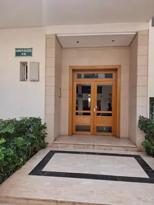 a front door of a building with a sign on it at Casablanca in Casablanca