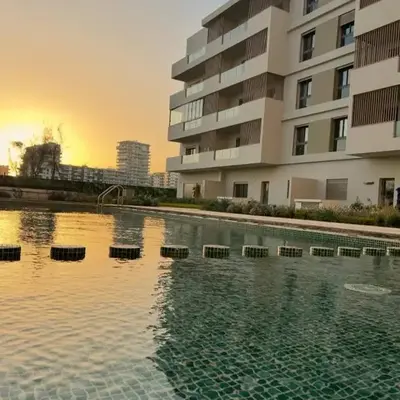 Appartement Neuf & Cosy avec vu sur mer -Zenata Eco City-