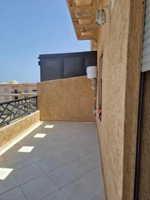 a view from the balcony of a building at Sable d'or in O Ben Slimane