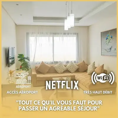 VIVASTAY Casablanca - Charming Studio Nouacer - 4 min Airport Mohamed V CMN