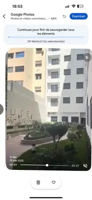 a screenshot of a website with a picture of a building at New Living House in Casablanca
