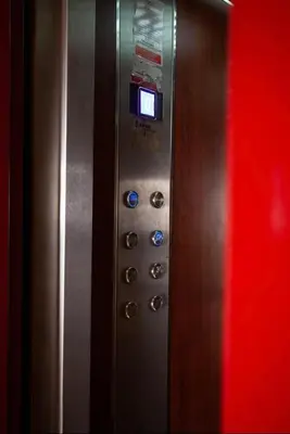 a close up of a control panel in an elevator at Appartement à agdal 2 chambres in Rabat