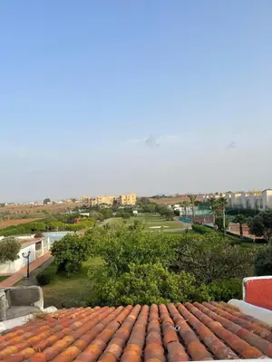 a view from the roof of a building at Apartment in a waterfront complex in Casablanca