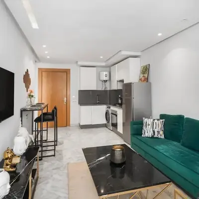 Cozy studio on the Casablanca Ain Diab corniche