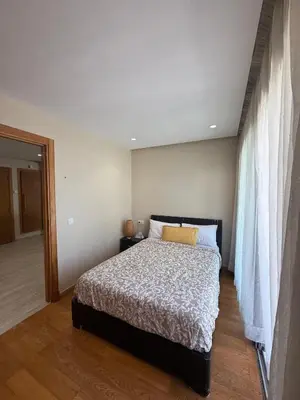 a bedroom with a bed in a room at Beautiful Ocean view Marina Casablanca in Casablanca