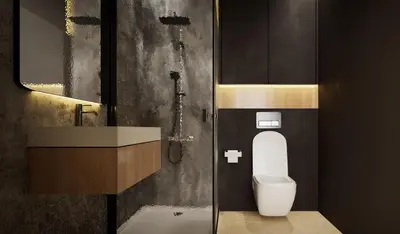a bathroom with a white toilet and a sink at Appartement spacieux et calme - ain chock CASAblanca in Casablanca