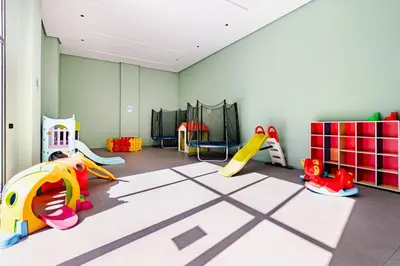 a play room with a bunch of toys in it at Luxueux appartement 3 chambre en plein cœur CFC NEXT HOUSE 3 in Casablanca