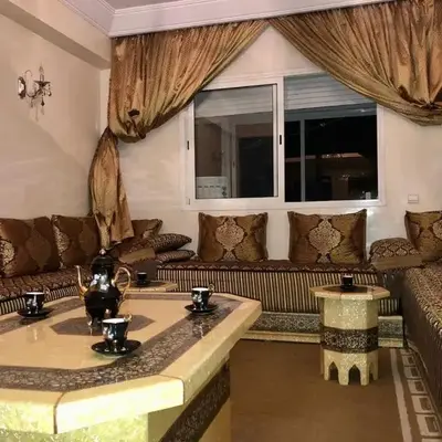 Central Casablanca Apartment Steps from Hassan II Area