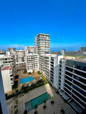 an aerial view of a city with tall buildings at Chic Cocoon & Impeccable Sea View in Zenata in Aïn Harrouda
