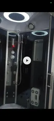 an inside view of a bathroom in a vehicle at Appartement a Oulad Mtaa ,Prés du stade Moulay Abdallah,Rabat in Rabat