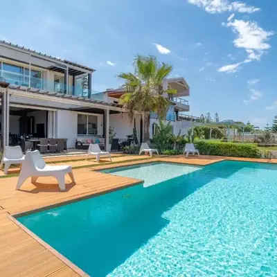 Skhirat Oceanfront Villa 5 Bedrooms Direct Beach Access
