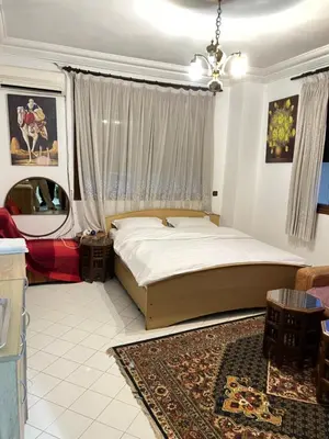 a bedroom with a large bed and a window at \u9526\u9ca4JinLi Villa 21 in Casablanca