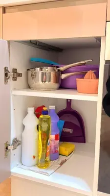 a kitchen drawer with food items in it at Cozy & Well-Equiped Studio - Valfleuri in Casablanca