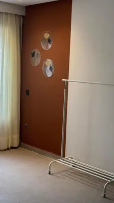 a room with three circles on the wall at Studio 14 in Casablanca